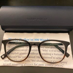 Warby Parker Durand Wide Sugar Maple Fade